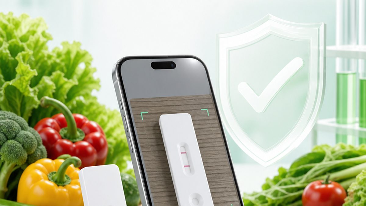 食易安食品安全快检场景横幅