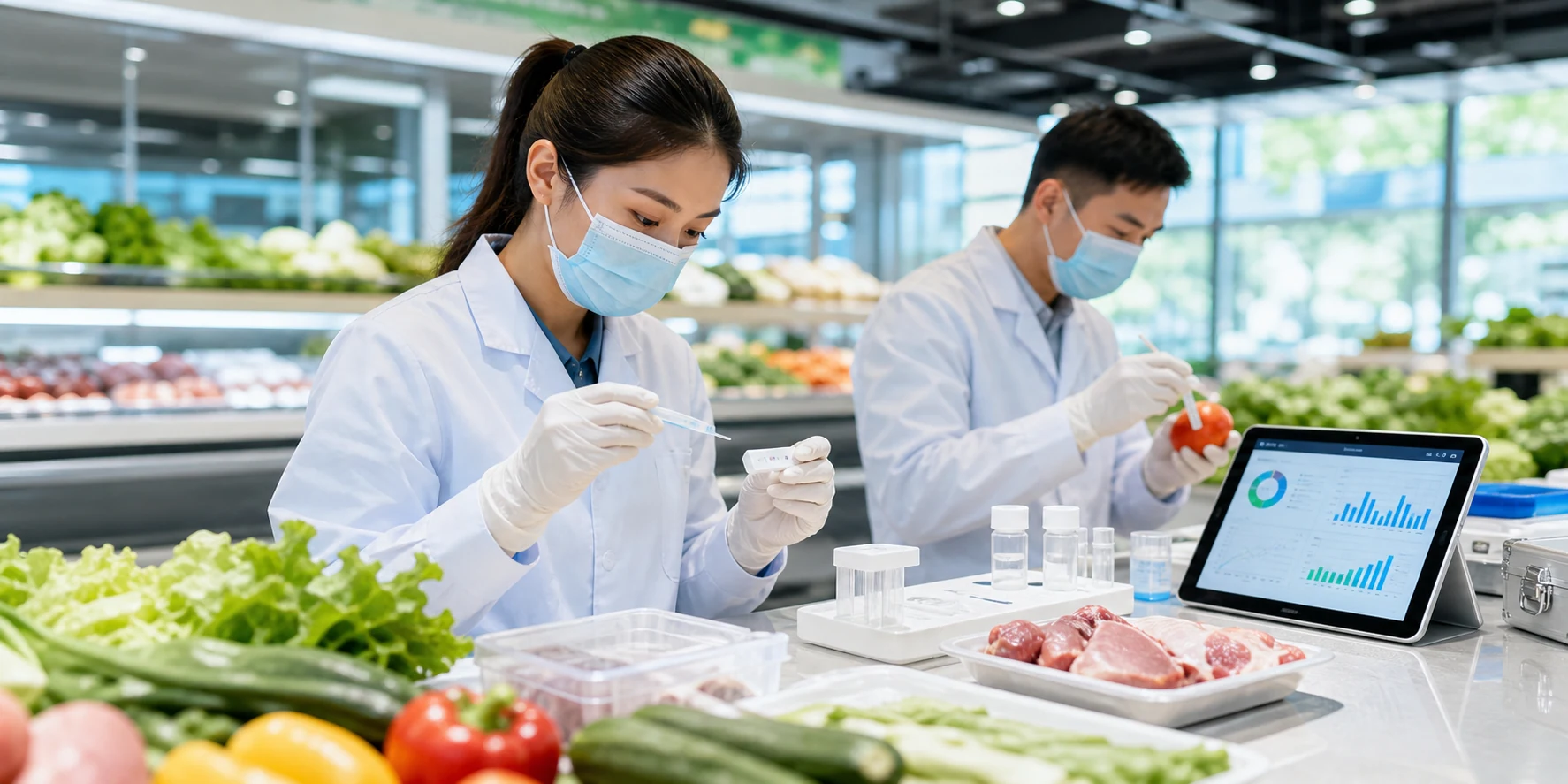 全链条监管要求下，农贸市场和商超自检要把快检、查验与留痕做成闭环